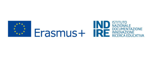 logo progetti Erasmus+ e Indire